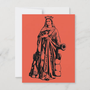 Saint Barbara the Great Martyr Sacred Graphic Art