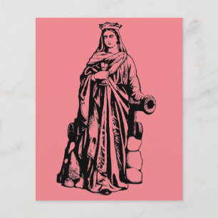 Saint Barbara the Great Martyr Sacred Graphic Art
