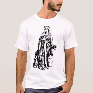 Saint Barbara the Great Martyr Sacred Graphic Art T-Shirt