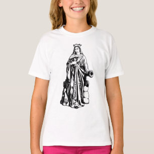Saint Barbara the Great Martyr Sacred Graphic Art T-Shirt
