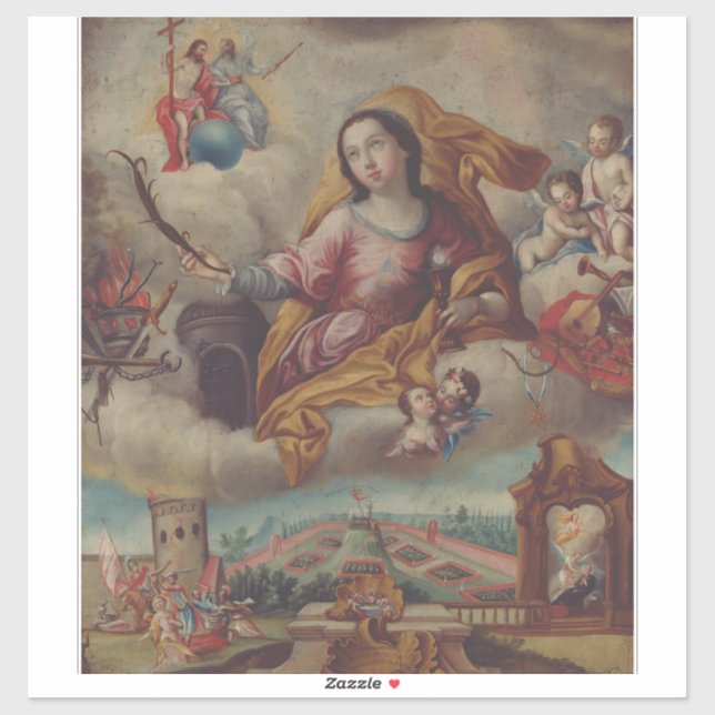 Saint Barbara Virgin and martyr (Sheet)