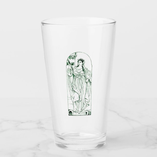Saint Barbara Virgin and martyr Glass (Front)