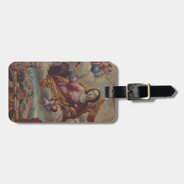 Saint Barbara Virgin and martyr Luggage Tag (Front Horizontal)