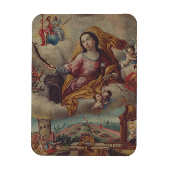 Saint Barbara Virgin and martyr Magnet (Vertical)