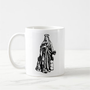 Saint Barbara with chalice and cannon Coffee Mug