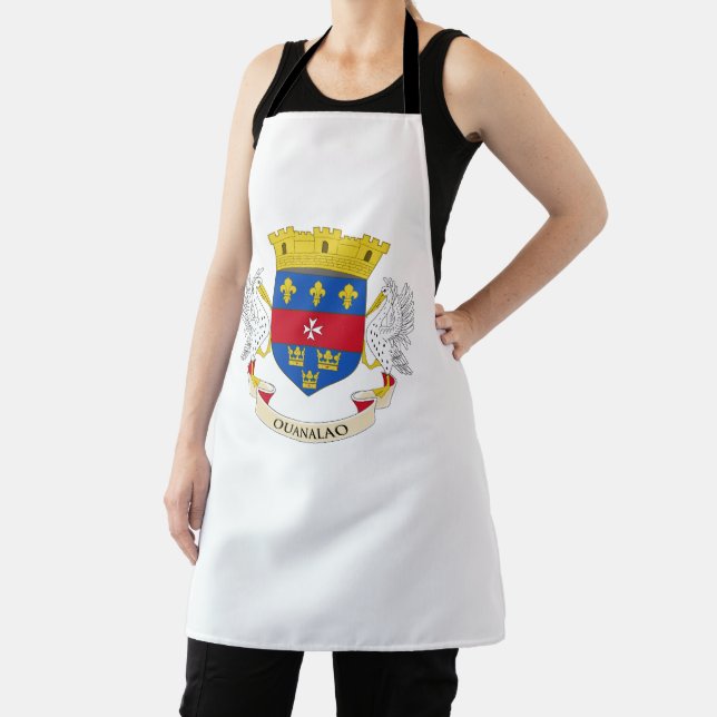 Saint Barthélemy Flag Apron (Insitu)
