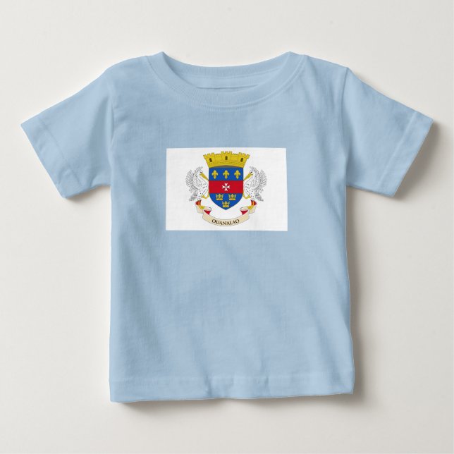Saint Barthélemy Flag Baby T-Shirt (Front)