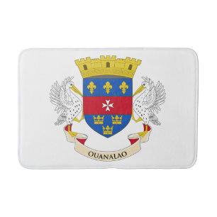 Saint Barthélemy Flag Bath Mat