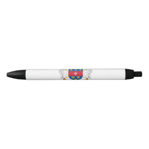 Saint Barthélemy Flag Black Ink Pen