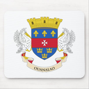 Saint Barthélemy Flag Mouse Mat