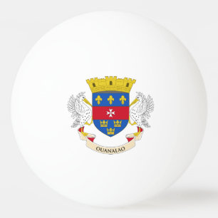Saint Barthélemy Flag Ping Pong Ball