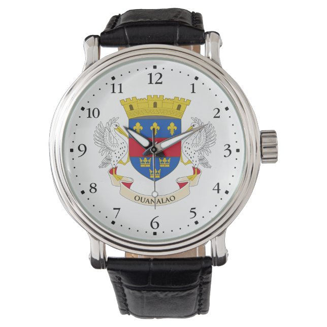 Saint Barthélemy Flag Watch (Front)