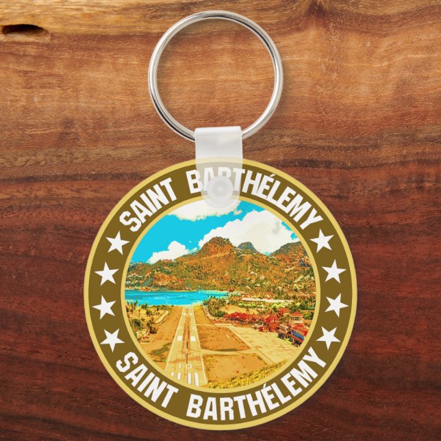 Saint Barthélemy                                   Key Ring (Front)