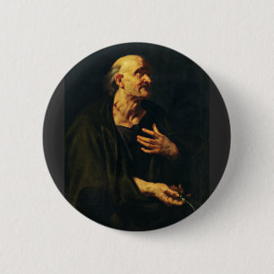 Saint Bartholomew by Peter Paul Rubens 6 Cm Round Badge