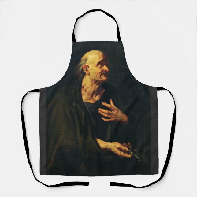 Saint Bartholomew by Peter Paul Rubens Apron (Front)