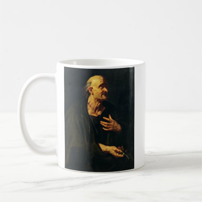 Saint Bartholomew by Peter Paul Rubens Coffee Mug (Left)