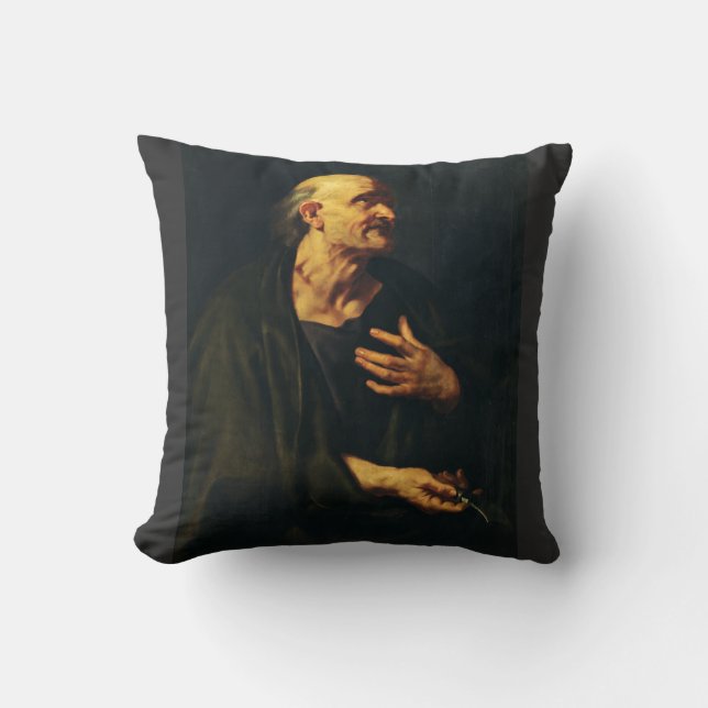 Saint Bartholomew by Peter Paul Rubens Cushion (Front)