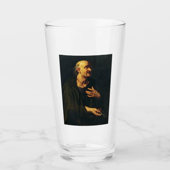 Saint Bartholomew by Peter Paul Rubens Glass (Front)