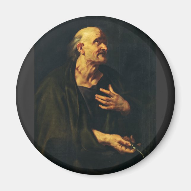 Saint Bartholomew by Peter Paul Rubens Magnet (Front)