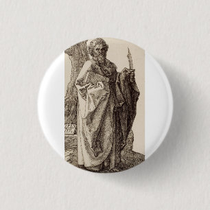 Saint Bartholomew the Apostle Fine Art 3 Cm Round Badge