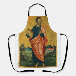 Saint Bartholomew the Apostle Fine Art Apron