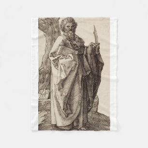 Saint Bartholomew the Apostle Fine Art Fleece Blanket