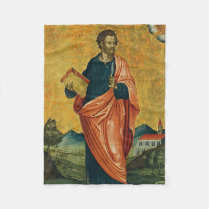 Saint Bartholomew the Apostle Fine Art Fleece Blanket
