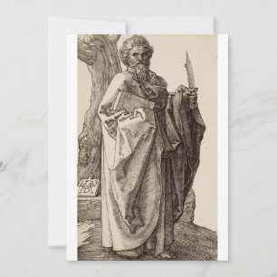Saint Bartholomew the Apostle Fine Art Holiday Card