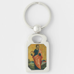 Saint Bartholomew the Apostle Fine Art Key Ring