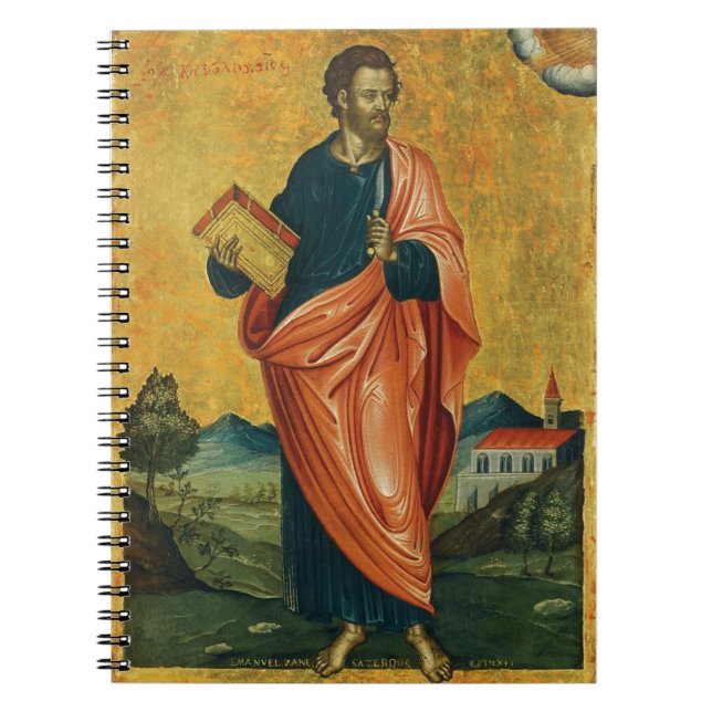 Saint Bartholomew the Apostle Fine Art Notebook (Front)