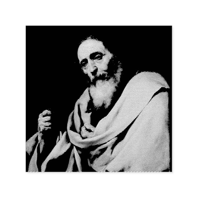 Saint Bartholomew the Apostle Fine Art Self-inking Stamp (Design)