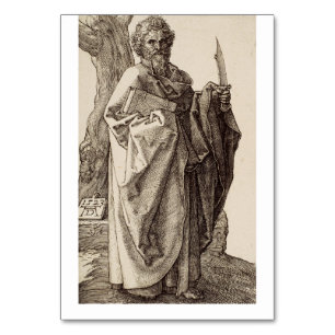 Saint Bartholomew the Apostle Fine Art Table Number