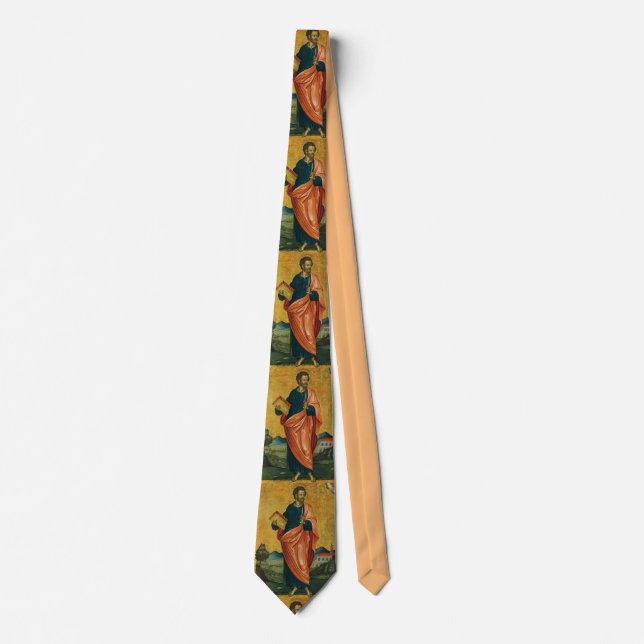 Saint Bartholomew the Apostle Fine Art Tie (Front)