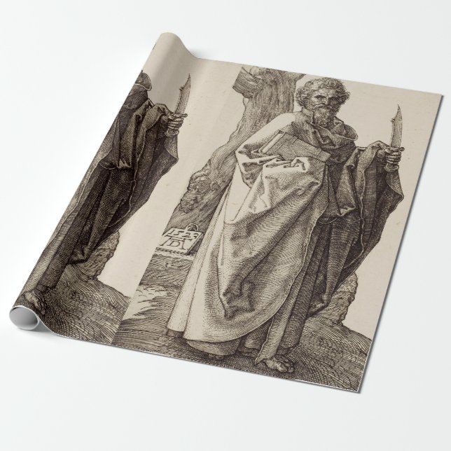 Saint Bartholomew the Apostle Fine Art Wrapping Paper (Unrolled)