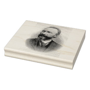Saint Bartolo Longo Apostle of the Rosary Rubber Stamp