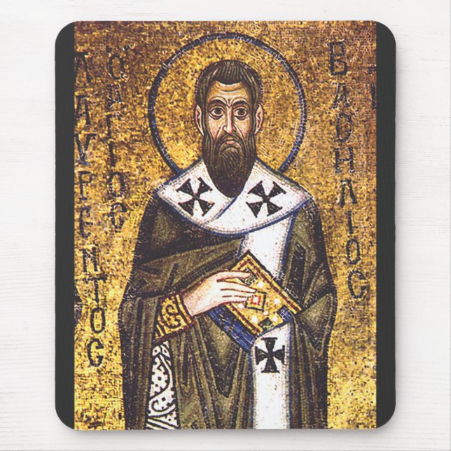 Saint Basil of Caesarea Mouse Mat (Front)