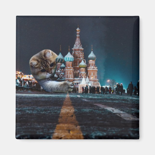 Saint Basil’s Cathedral and Hosico Magnet (Front)
