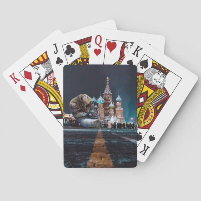 Saint Basil’s Cathedral and Hosico Playing Cards (Back)