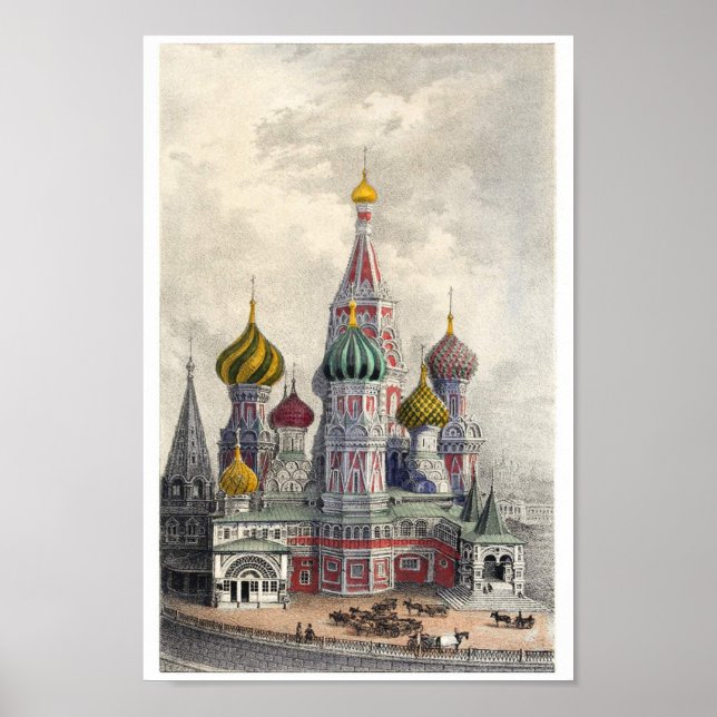 Saint Basil’s Cathedral, Moscow Poster (Front)