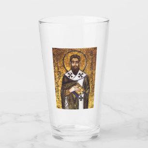 Saint Basil the Great Mosaic Glass