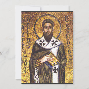 Saint Basil the Great Mosaic Holiday Card