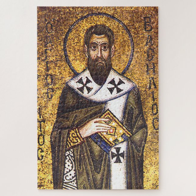 Saint Basil the Great Mosaic Jigsaw Puzzle (Vertical)