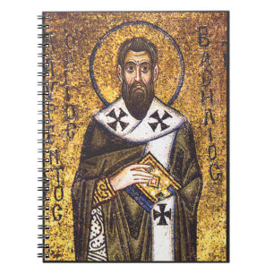 Saint Basil the Great Mosaic Notebook
