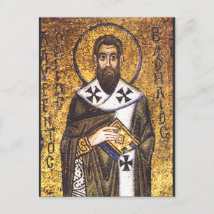 Saint Basil the Great Mosaic Postcard