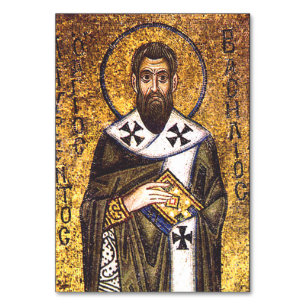 Saint Basil the Great Mosaic Table Number