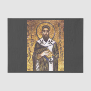 Saint Basil the Great Mosaic Tissue Paper