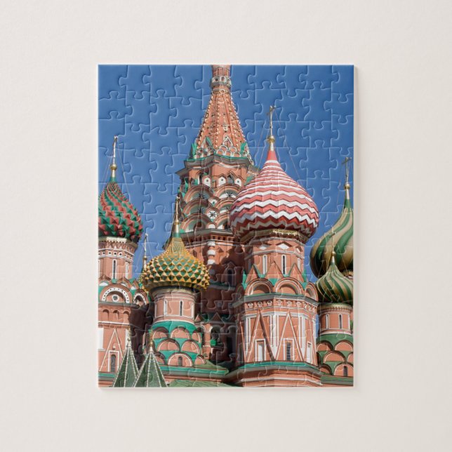 Saint Basil's Cathedral Church in Moscow Jigsaw Puzzle (Vertical)