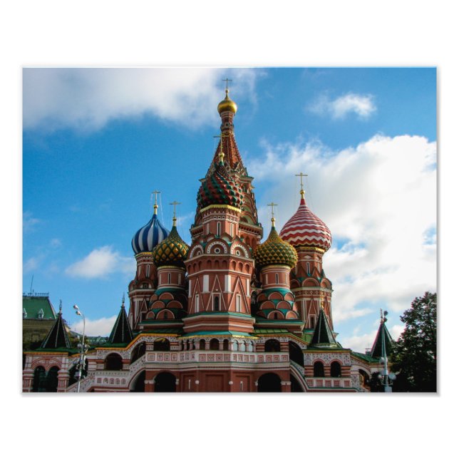 Saint Basil's Cathedral, Moscow - Photo Print (Front)