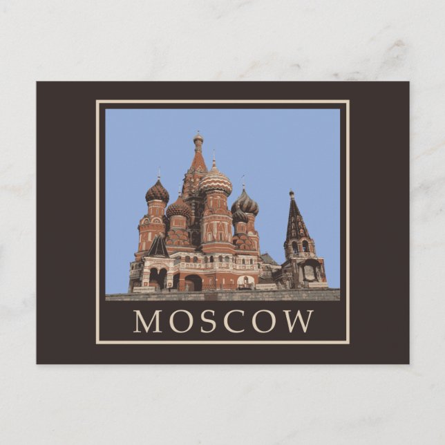 Saint Basil's Cathedral Moscow Postcard (Front)