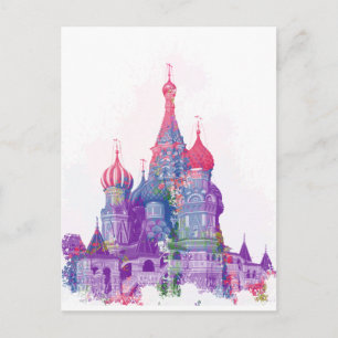 Saint Basil's Cathedral Moscow Postcard